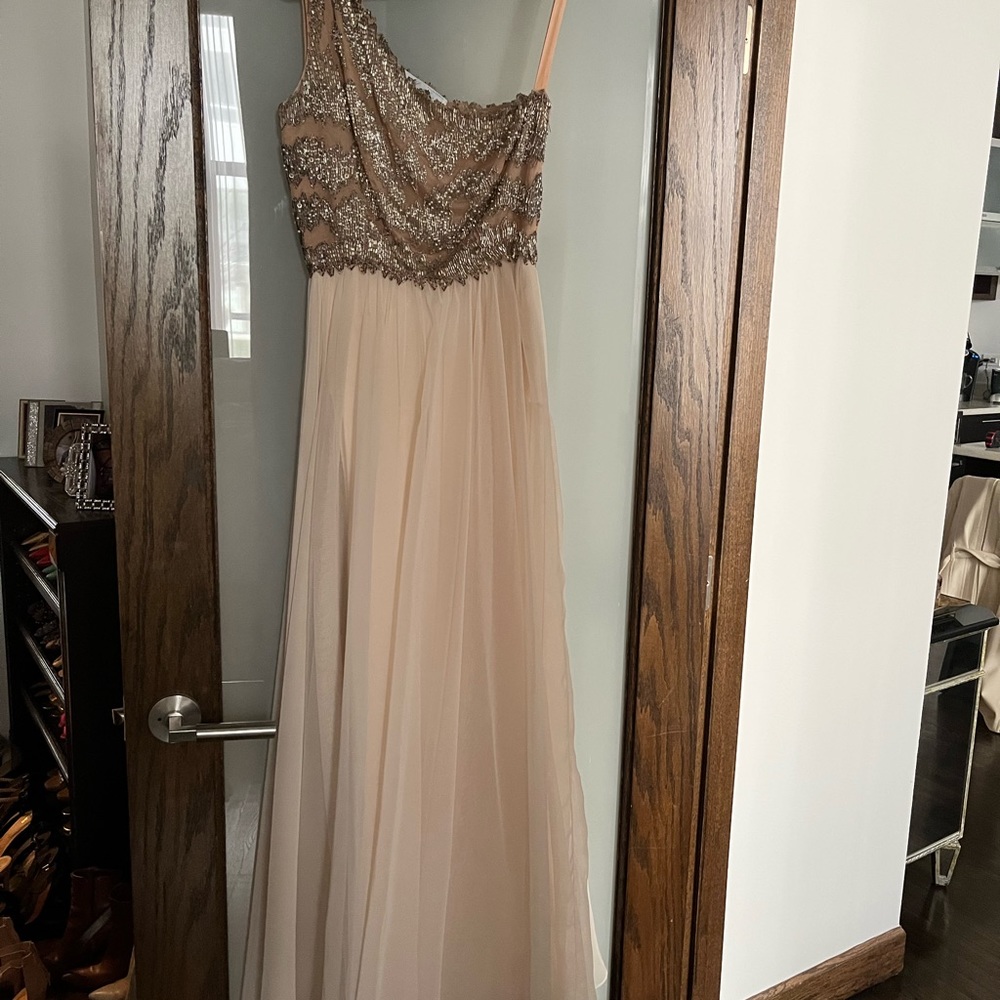 Martha Vintage peach gown. Size 38.